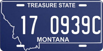 MT license plate 170939C