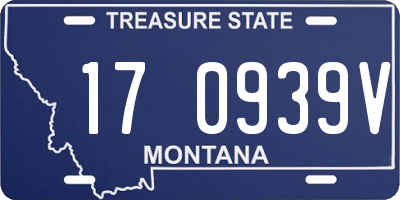 MT license plate 170939V