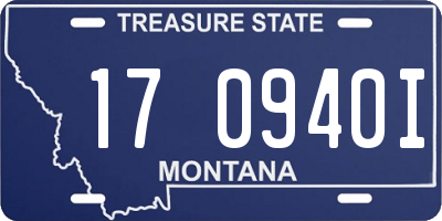 MT license plate 170940I