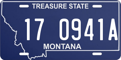 MT license plate 170941A
