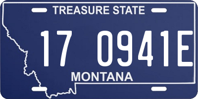 MT license plate 170941E