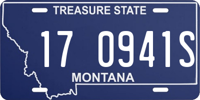 MT license plate 170941S