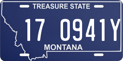 MT license plate 170941Y