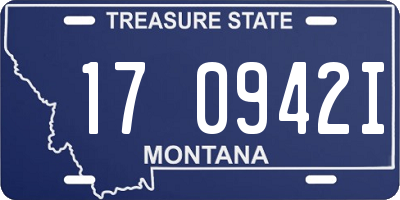 MT license plate 170942I