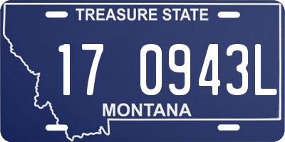 MT license plate 170943L