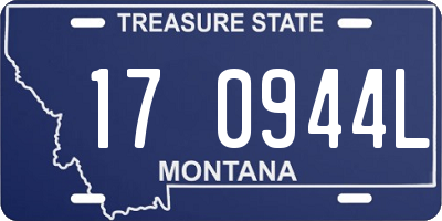 MT license plate 170944L