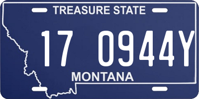 MT license plate 170944Y