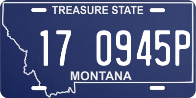 MT license plate 170945P