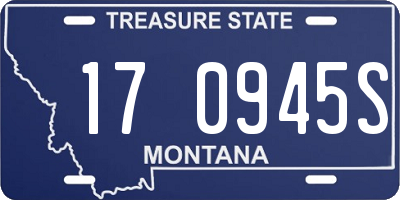 MT license plate 170945S