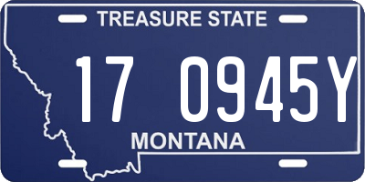 MT license plate 170945Y