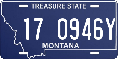 MT license plate 170946Y