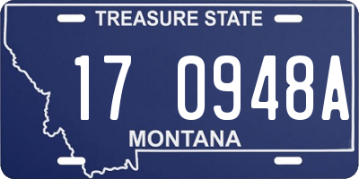 MT license plate 170948A