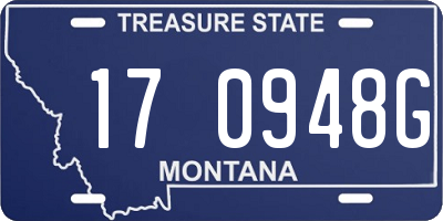 MT license plate 170948G