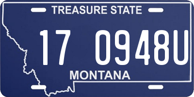 MT license plate 170948U
