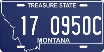 MT license plate 170950C