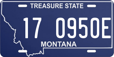 MT license plate 170950E