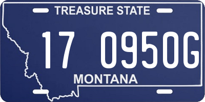MT license plate 170950G