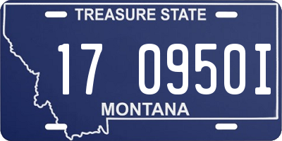 MT license plate 170950I