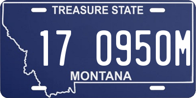 MT license plate 170950M
