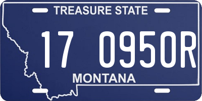 MT license plate 170950R