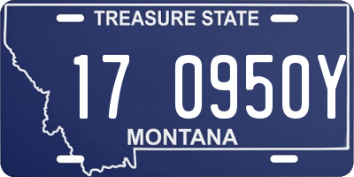 MT license plate 170950Y