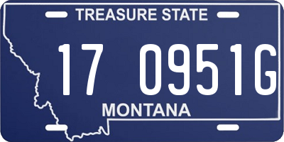 MT license plate 170951G