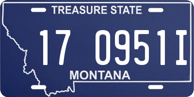 MT license plate 170951I