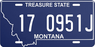 MT license plate 170951J