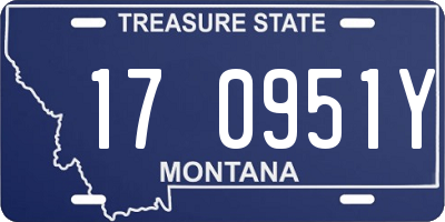 MT license plate 170951Y