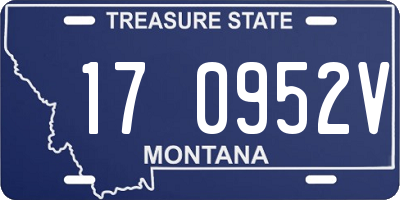MT license plate 170952V
