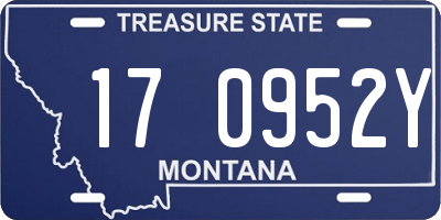 MT license plate 170952Y