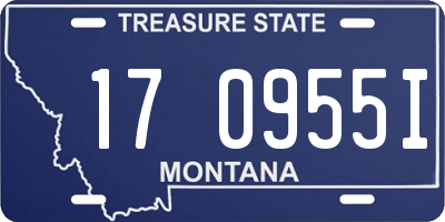 MT license plate 170955I
