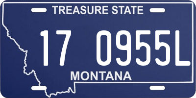 MT license plate 170955L