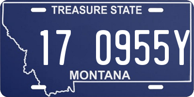 MT license plate 170955Y