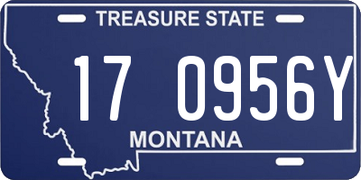 MT license plate 170956Y