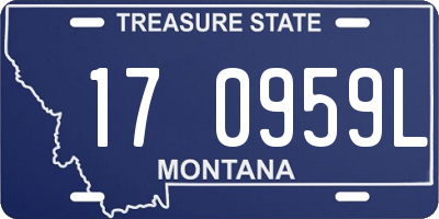 MT license plate 170959L