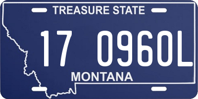 MT license plate 170960L