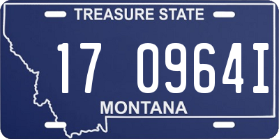 MT license plate 170964I
