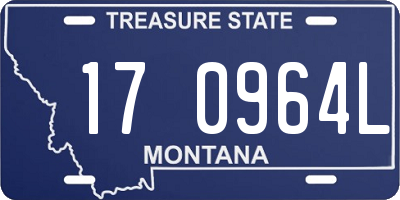 MT license plate 170964L