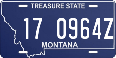MT license plate 170964Z