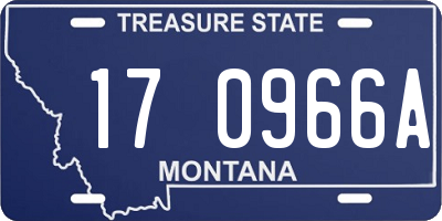 MT license plate 170966A