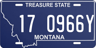 MT license plate 170966Y