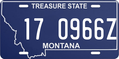 MT license plate 170966Z