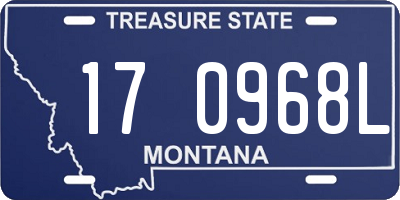 MT license plate 170968L