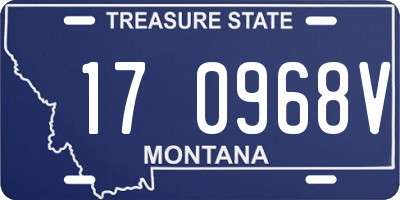 MT license plate 170968V
