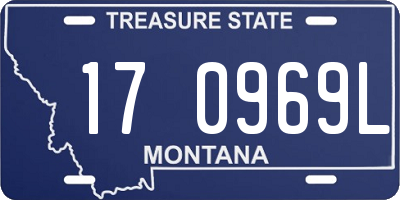MT license plate 170969L