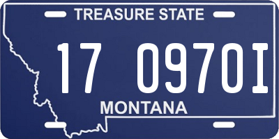 MT license plate 170970I