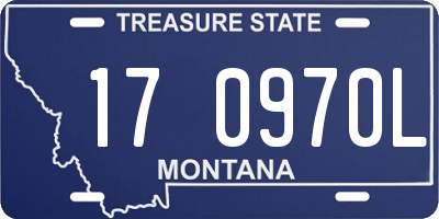 MT license plate 170970L