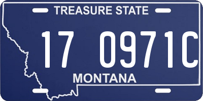 MT license plate 170971C