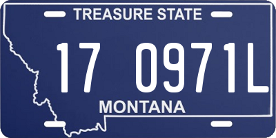 MT license plate 170971L
